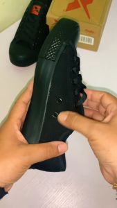 Original PALLAS X SERIES LACE PX37104ABK ALL BLACK SCHOOL SHOES LO CUT SHOES Kasut sekolah hitam