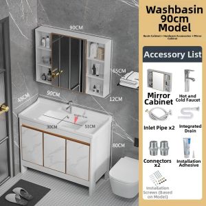 Laundry Washing Station with Scrub Board Washbasin and Sink Combination