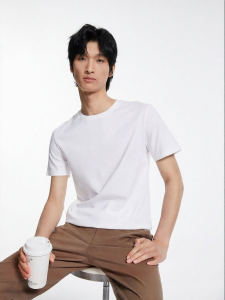 Jack Jones | Summer New Cotton Solid Color Business Casual Slim-fit T-shirt
