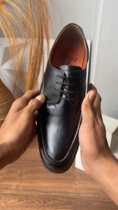 Sepatu Pantofel Pria Formal Bahan Kulit Outsole Karet Bilal PD604