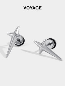 Titanium Alloy Sleeping Womens Earrings Non-removable Ear Studs Titanium Steel Spiral Ear Cuffs Fashionable Jewelry