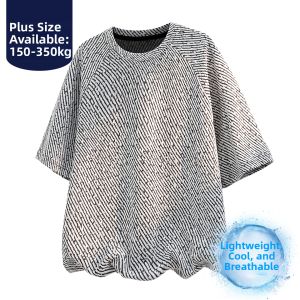 BINHANG | Plus Size Breathable Slimming Short Sleeve Casual T-Shirt