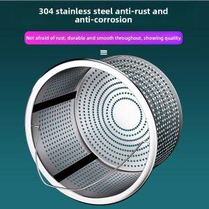TEM | 304 Stainless Steel Drain Strainer with Filter and Basket