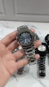 Jam Tangan Pria Trendy Terbaru Bahan Steel Model Kasual Tanggal Aktif Analog Quartz Mens Watches