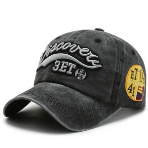 2026 Baseball Caps Men and Women in Spring Summer Retro Denim Featuring Letter Embroidery Multifunctional Sun Hats Snapback