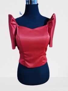 Filipiniana blouse top sleeve Xback dutches plain forma elegant  Pang party/ pang graduation/ pang photo shoot