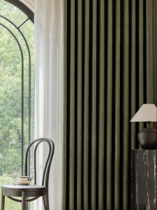 JINCHAN | Antibacterial Blackout Chenille Vintage French Style Curtains