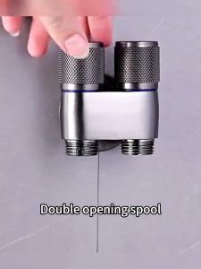 Two Way Angle Valve (Grey)