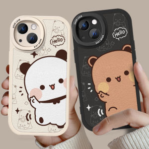 Couples Silicone Phone Case Full Cover Cute Cartoon Dibibu Dibibu Compatible with  15 plus Honor Vivo Huawei Oppo