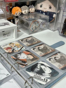 อัลบั้มเก็บบัตร A4 ช่องเก้าสี่เหลี่ยมเลเซอร์ อัลบั้มถ่ายรูปแบบ Instant Postcard อัลบั้มเก็บบัตรเล็ก อัลบั้มเก็บบัตรแฟนคลับ อัลบั้มเก็บบัตรแบบ Detachable Cover Color Paper 3 นิ้ว