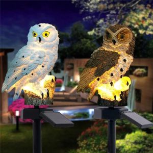Solar Lamp Owl Animal Solar Garden Lights Solar Powered Led Light Outdoor Garden Decoration Lamp Waterproof Solar Lights