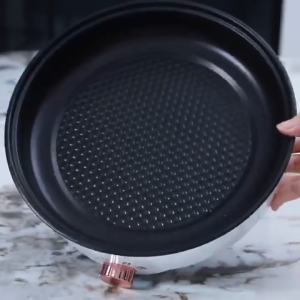 JYZ Multifunctional Electric Frying Pan Non Stick Electric Griller Electric Pan Cooker Electric Pan  3 Gear Easy To Clean Electric Baking Tray