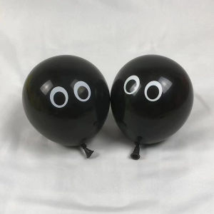5-Inch round Latex Balloon Eyes Halloween Flying Skyward Octopus Eye Cartoon Style Festival Celebration Hand-Inflated Decorative Balloons