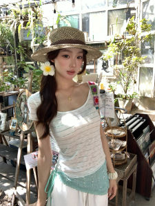 Summer Striped Short Sleeve T-Shirt