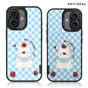Smyideal | Unique Strawberry Dog Pattern Magnetic iPhone Case