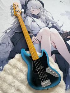 5 String Fender Jazz Bass Cream High Quality Professional Bass