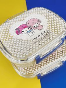 Japanese Sanrio Melody Lunch Box Lunch Box Lunch Box Microwave Oven Student Kids Heating Seal