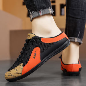 Office Wear Summer Outdoor Sandals Mens Slip-On Head Cover Beach Shoes No-Back Sports Casual EVA Flat Heel Breathable