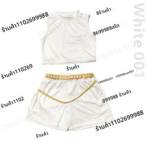 ชุดคอสเพลย์นักร้องป๊อปสีขาว ปี 2025 สำหรับเด็กผู้หญิง ชุดแฟนซีงานฮาโลวีน งานคาร์นิวัล ชุดพิมพ์ลายวงเกิร์ลกรุ๊ปไอดอล