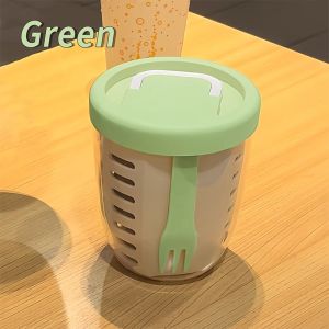 CHEZHURIJI | Portable Leak-proof Fruit Cup With Fork