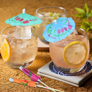 144/50Pcs Payung Kertas Kecil Mini Payung Kertas Payung Payung Koktail Kertas Payung Untuk Minuman Kue Buah Mini Payung