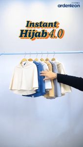 ARDENLEON Hijab Anak Perempuan Raya Instant Hijab Size 1-12 Tahun