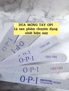 Dũa móng tay OPI bán nguyệt loại dày chuyên dụng cho làm Nails