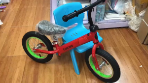 Xe chòi chân thăng bằng cho bé bánh hơi vành nan hoa săm lốp XTB2-BANHHOI