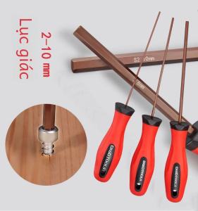 Móc Lục Giác Nội Bộ Đầu Phẳng 6 Góc 15 2 25 3 4 5 6 8 10mm Tay Cầm Thẳng Bộ Dụng Cụ Cơ Khí Đồ Dùng Thủ Công