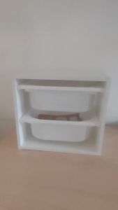 Happy Kiddos #941 Trofast Hanging Shelf with Trays Organizer