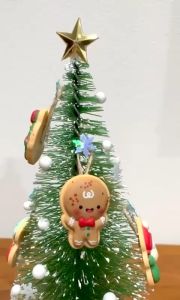 pohon natal mini hiasan natal  topper cake natal utk bermain sensory play anak pajangan