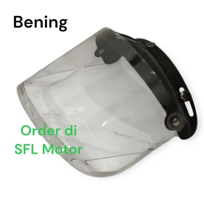 Flat Visor Kaca Helm Bogo Retro Cargloss Retro CFM