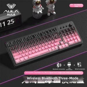AULA | Bàn Phím Chơi Game Không Dây Thân Thiện Với Việc Gõ Phím Có RGB