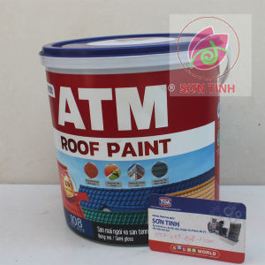Sơn chậu ATM màu xanh dương  mái ngói ATM Roof Paint GREEN Navy Blue 108