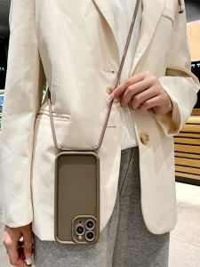  17Promax Case Crossbody Strap Anti-Fall Full Cover Matte Style Luxury Simplicity Protection for  16 14 13PM Models