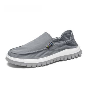 NB CROSS | New 2025 NB CROSS Flagship Store Old Beijing Cloth Shoes Mens Casual Soft Bottom Slip-On Canvas Shoes Breathable Low Top