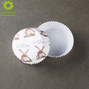 High Temperature Resistant Oil Proof round Muffin Cups Baking Cake Stands Bread Windmill Paper Cups 300 Pieces Kitchen Cooking Tools