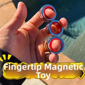 WOWEIAOKUANG | Finger Spin Magnetic Ring Toy Stress Relief Educational Fun