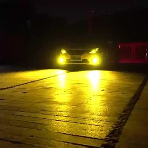 1Pair H11 H8 LED Car Fog Light Yellow Anti Fog Bulbs 4300K 100W 1100LM Ultra Bright DRL