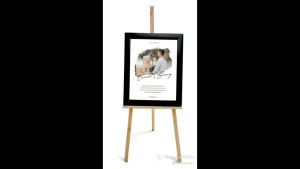 Stand Frame - Stand Foto Pernikahan atau Stand Lukis Wooden Easel T130cm x L50cm Dekorasi Pernikahan / Stand Bingkai / Stand Kanvas / Foto Prewedding / Stand Akrilik