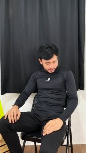 Zou9 Baselayer Long Sleeve Kaos Manset Olahraga Pria Base Layer Gym Running Lengan Panjang