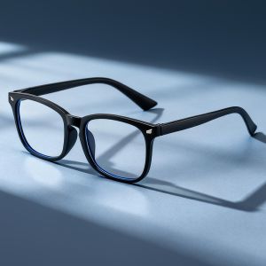 2026 New Style Anti-Blue Light Glasses for Women Plain Frame Vintage Fashion Easy-Matching Flat Lens Glasses