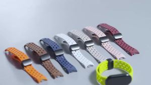 HOT For Xiaomi Band 8 9 Silicone Watch Strap Magnetic Breathable Smart Watchband Replacement Bracelet for Xiaomi MiBand 10 Strap