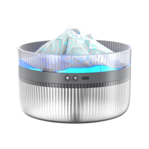 NEWSTYLE | Ultrasonic Cool Mist Humidifier with 7 Colors Light Flame Aromatherapy Diffuser 160ml Essential Oil Aroma Diffuser for Home Room