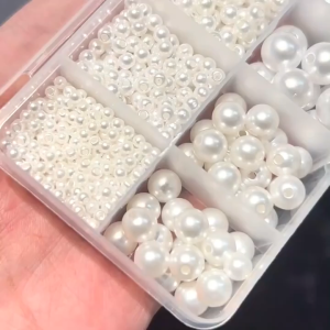 DIY Imitation White Beads Jewelry Making Accessory