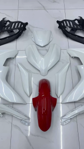 YAMAHA SNIPER 155 V3 STANDARD WGP EDITION SILKY WHITE GLOSSY SPARE PARTS FAIRINGS FENDER COVER PANEL