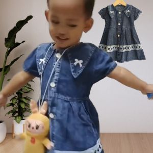 Baju Anak Perempuan Umur 6 Bulan - 3 Tahun All Size full jeans ootd lebaran 2024
