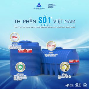 Bồn nước nhựa Đại Thành Thế Hệ Mới Đứng 500L 1000L 1500L 2000L - Hàng chính hãng bảo hành 25 năm (Chỉ bán tại khu vực miền Nam)