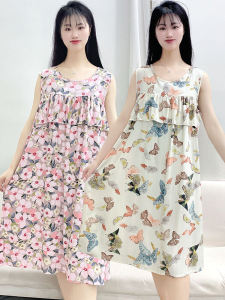 Light Summer Silk Ladies Nightdress Anti Protrusion