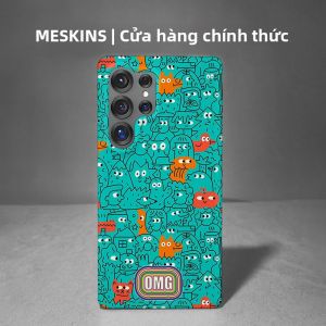 Ốp lưng điện thoại MeSkins cho Samsung S25Ultra S24 S23Ultra mỏng chống sốc hình quái vật doodle
